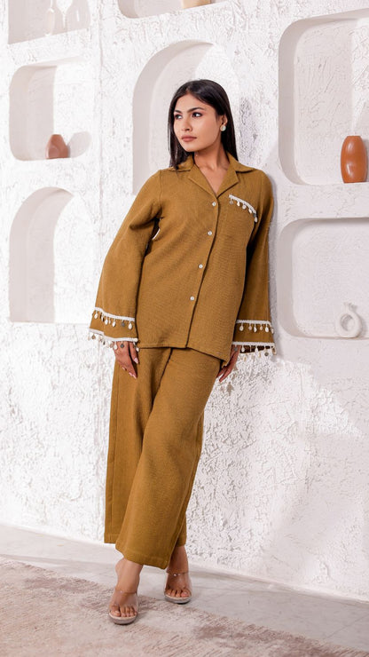 Brown Mila Co-ord Set