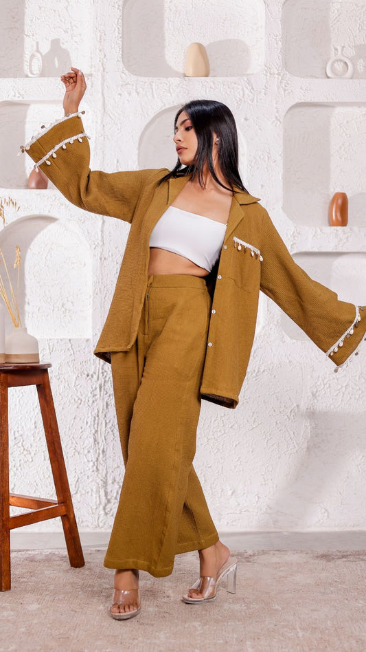 Brown Mila Co-ord Set
