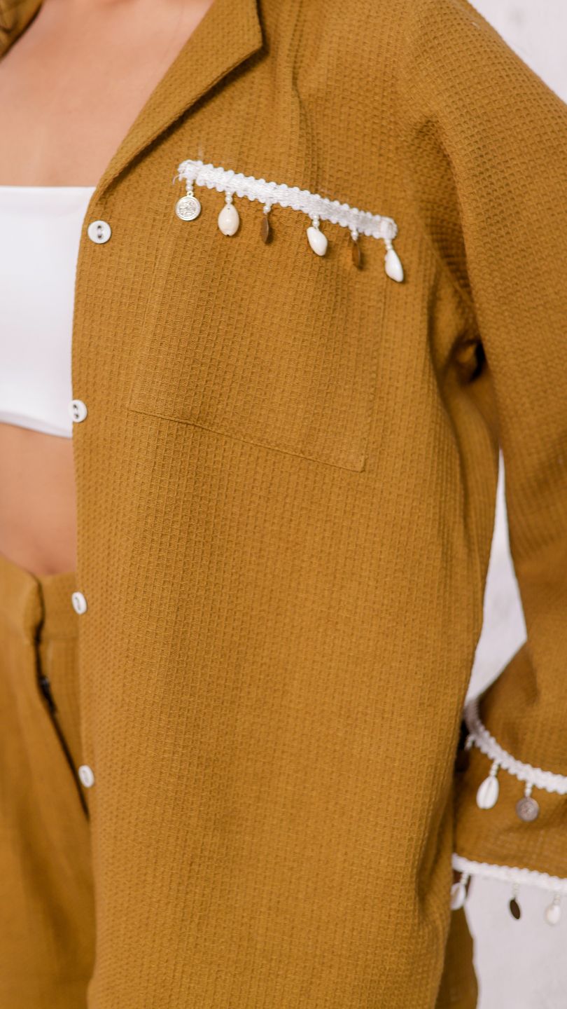 Brown Mila Co-ord Set