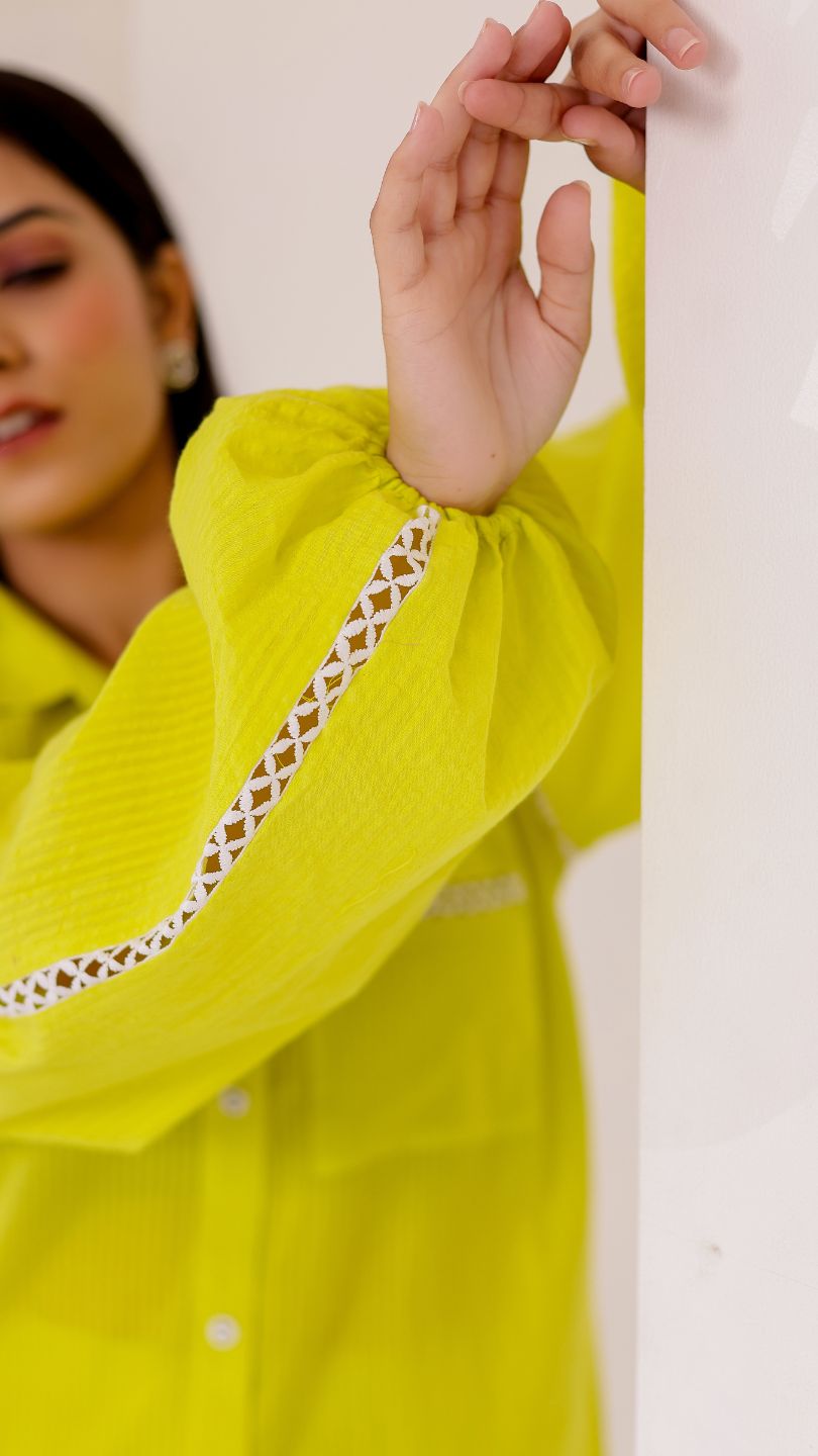 Lime Pop Sher Shakker Co-ord Set