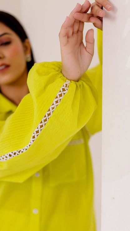 Lime Pop Sher Shakker Co-ord Set