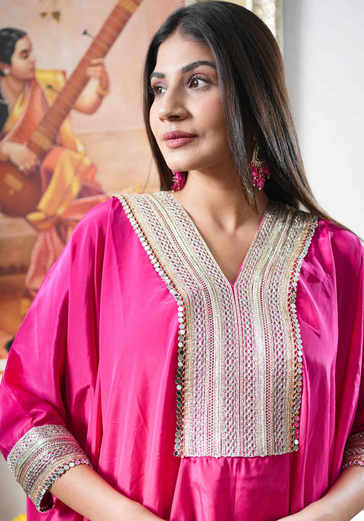 Pink Kaftaan Co-ord Set