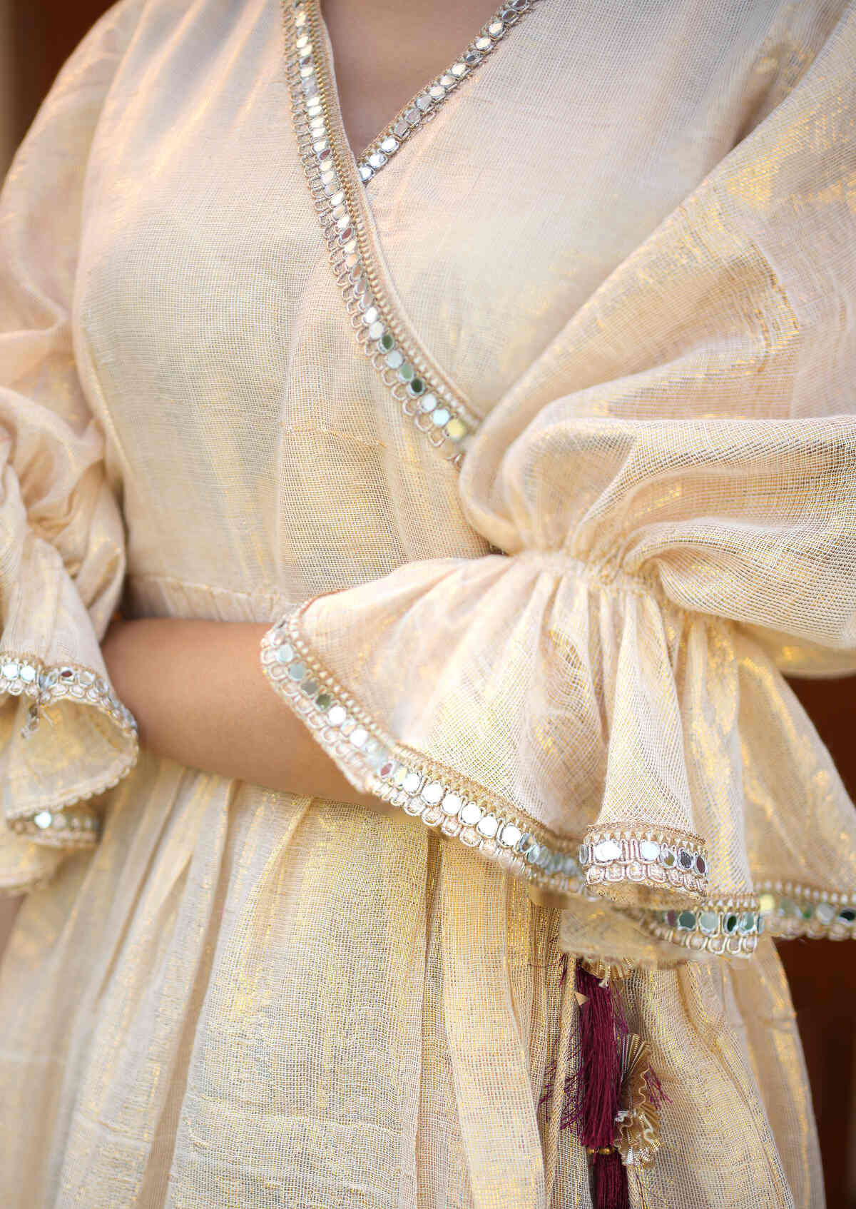Angrakha Top  With Afghani Pant