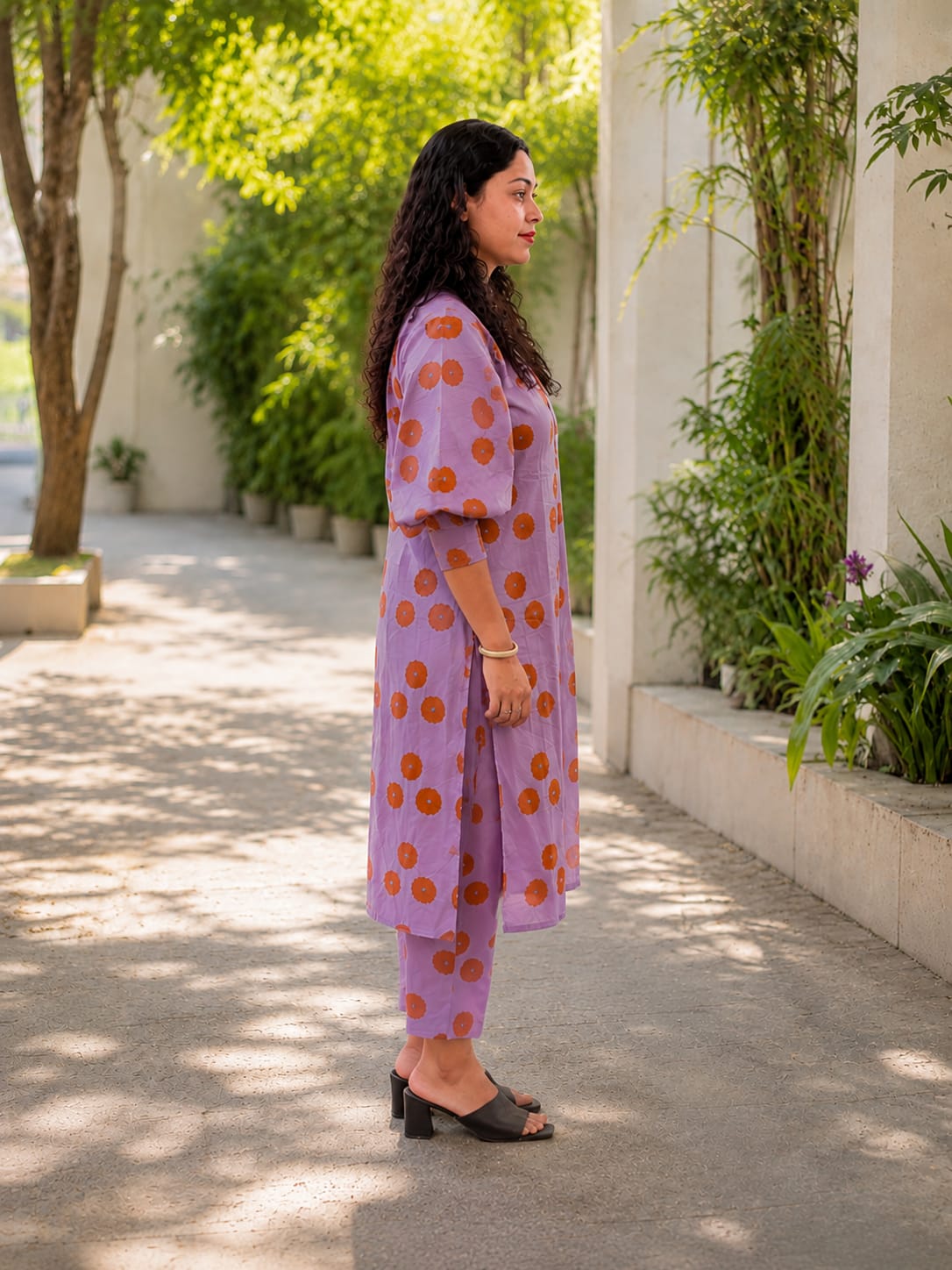 Alisha printed kurta co-ord set