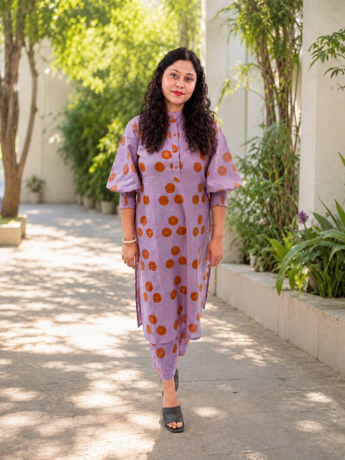 Alisha printed kurta co-ord set