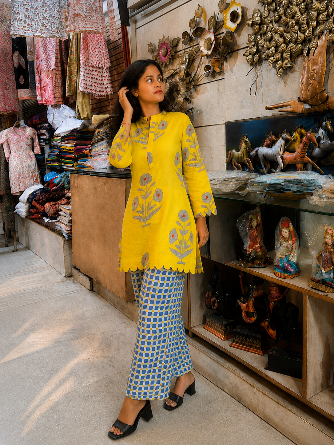 Alia Printed Coord Set